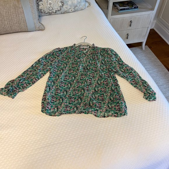 Floral Print Blouse Size Large - Picture 4 of 5